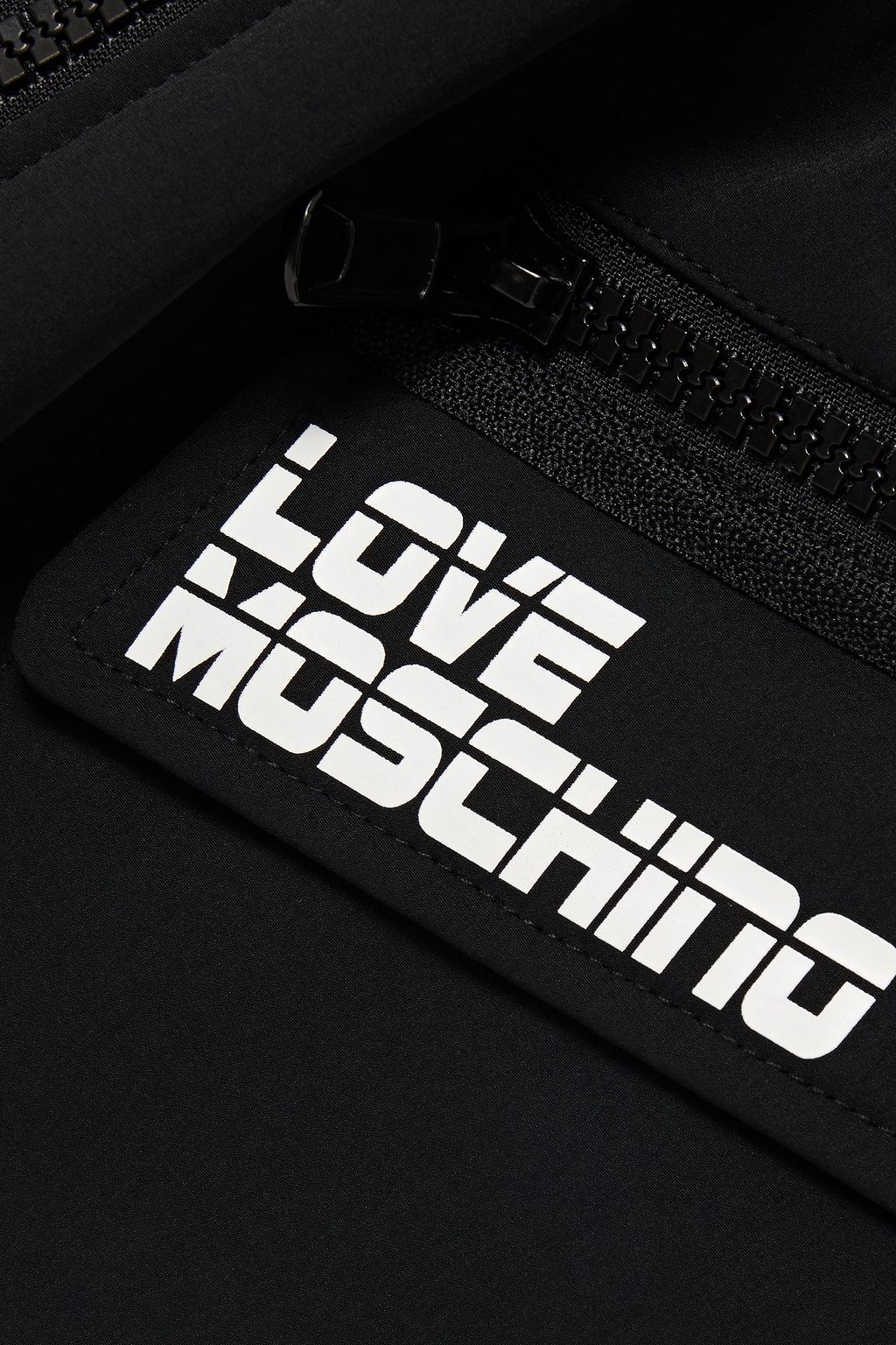 LOVE MOSCHINO Fleece-lined printed jersey  jacket
