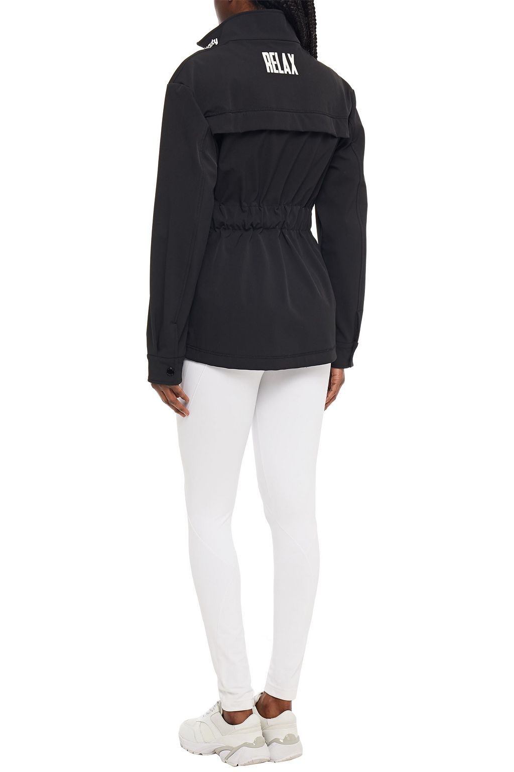 LOVE MOSCHINO Fleece-lined printed jersey  jacket