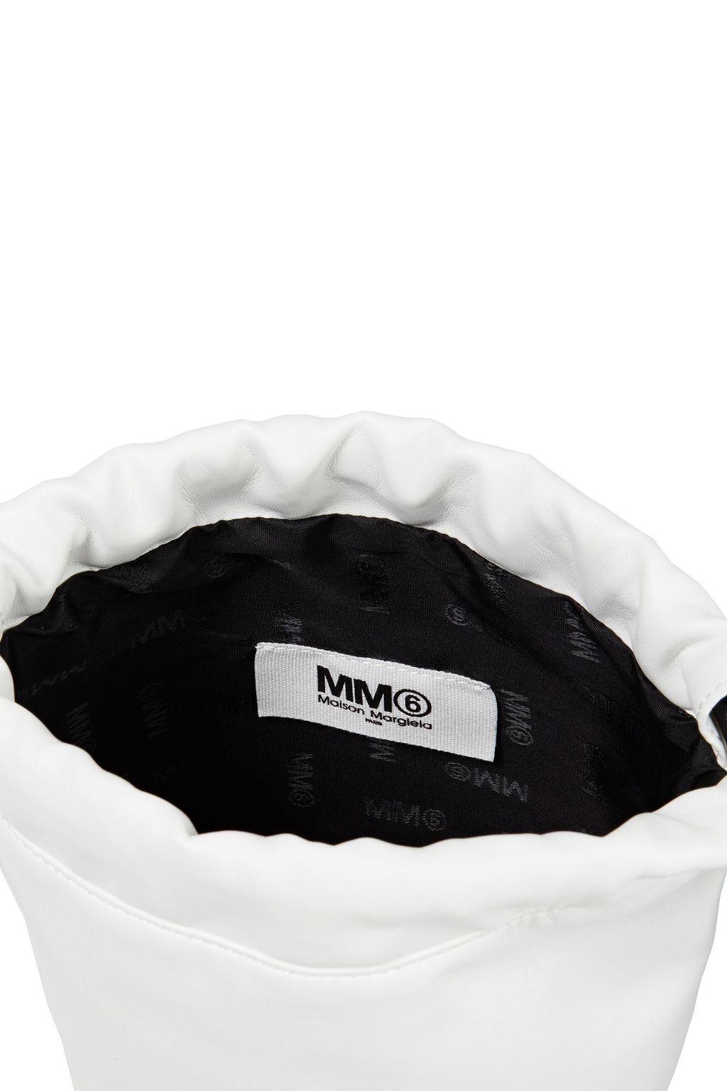 MM6 MAISON MARGIELA Printed faux leather bucket bag