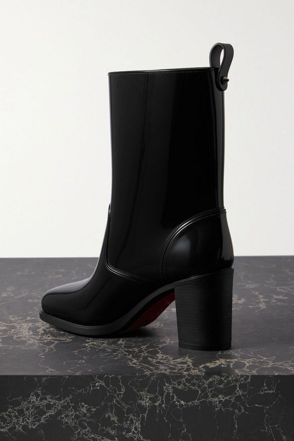 CHRISTIAN LOUBOUTIN Loubirain 70 PVC ankle boots