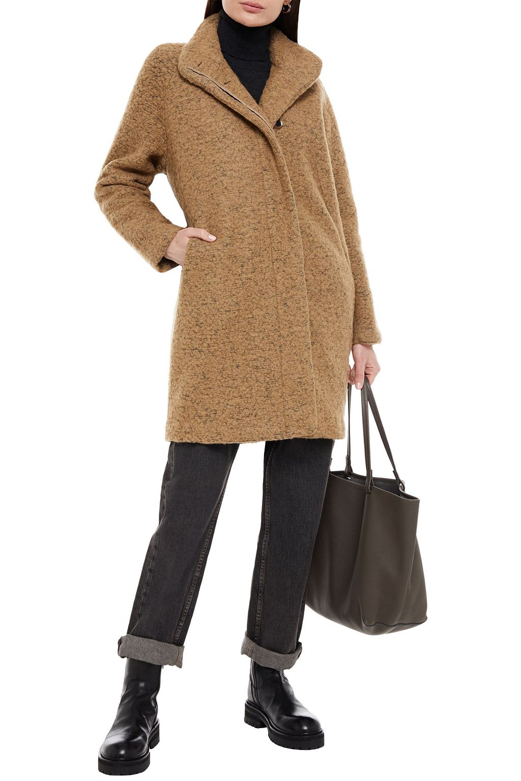 SAMSØE Φ SAMSØE Hoff mélange bouclé coat
