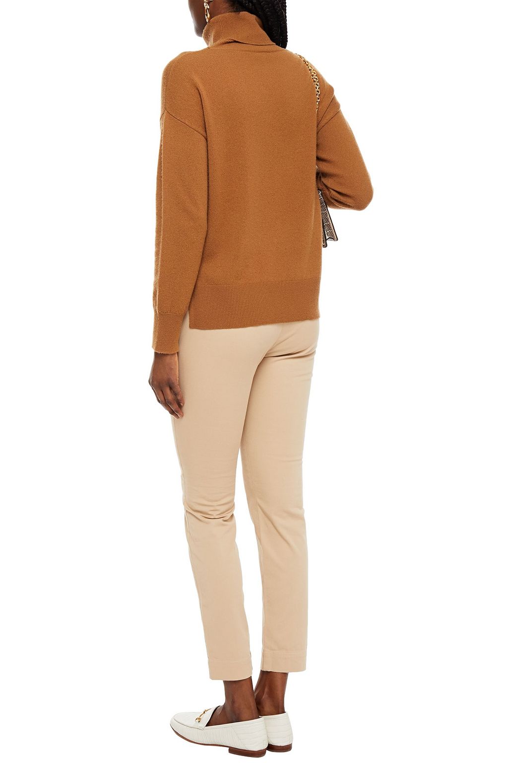 7 FOR ALL MANKIND Stretch-cotton twill slim-leg pants