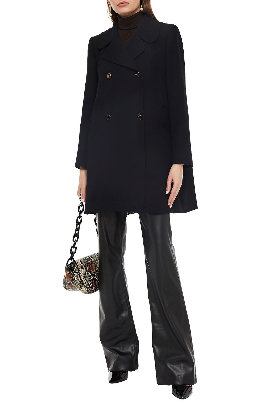 DOLCE&GABBANA Double-breasted felt coat