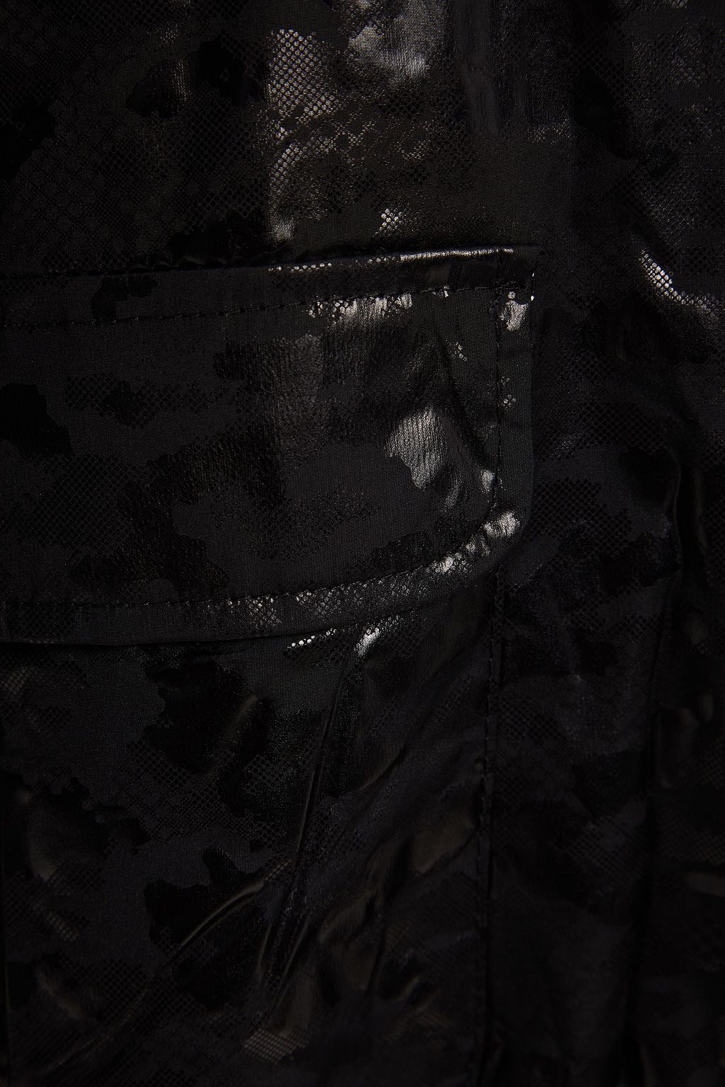 LANSTON SPORT Faux shearling-trimmed printed shell jacket