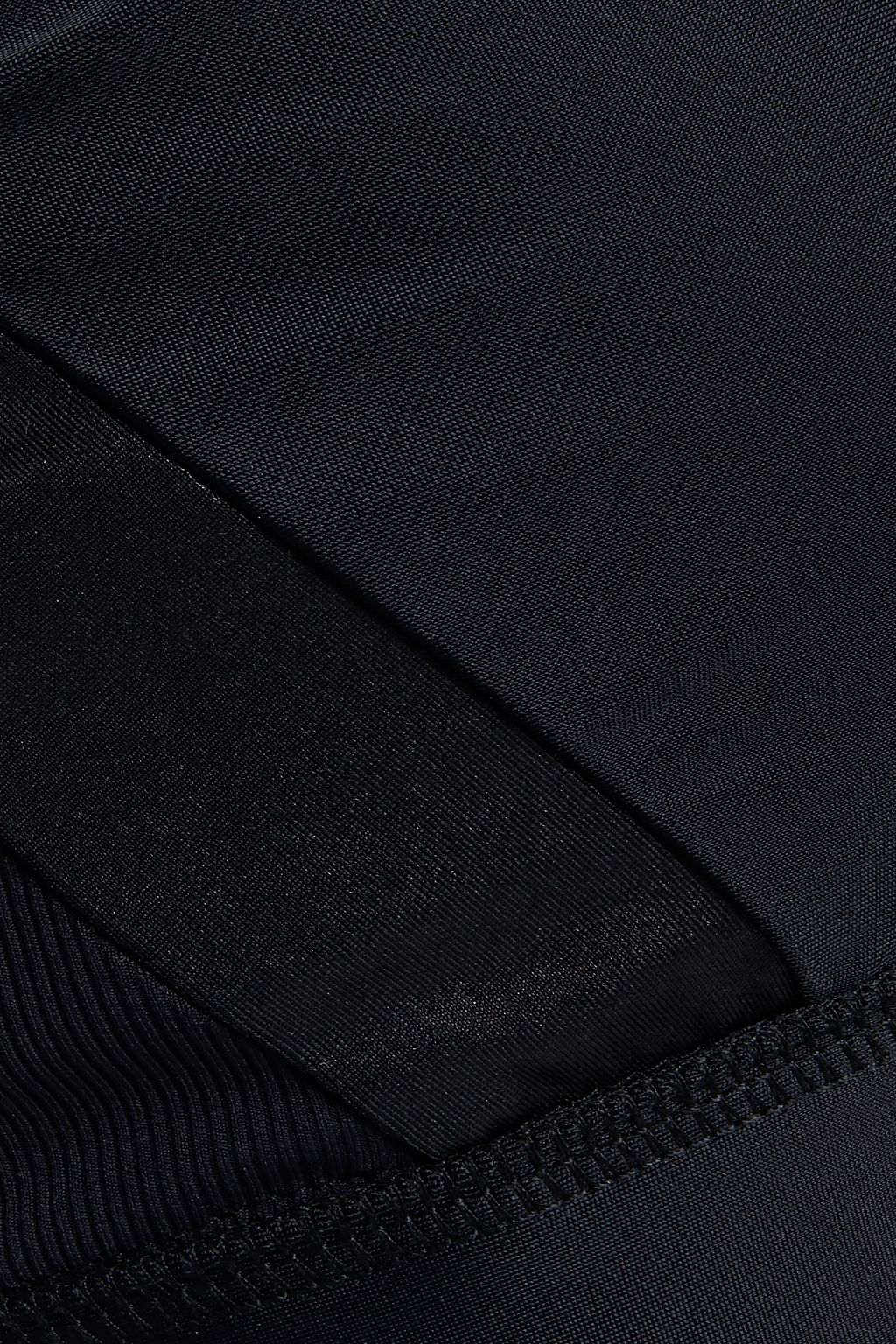 LANSTON SPORT Jay stretch and ribbed jersey sports bra