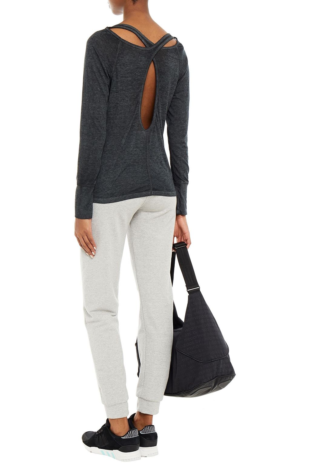 DKNY Mélange jersey top