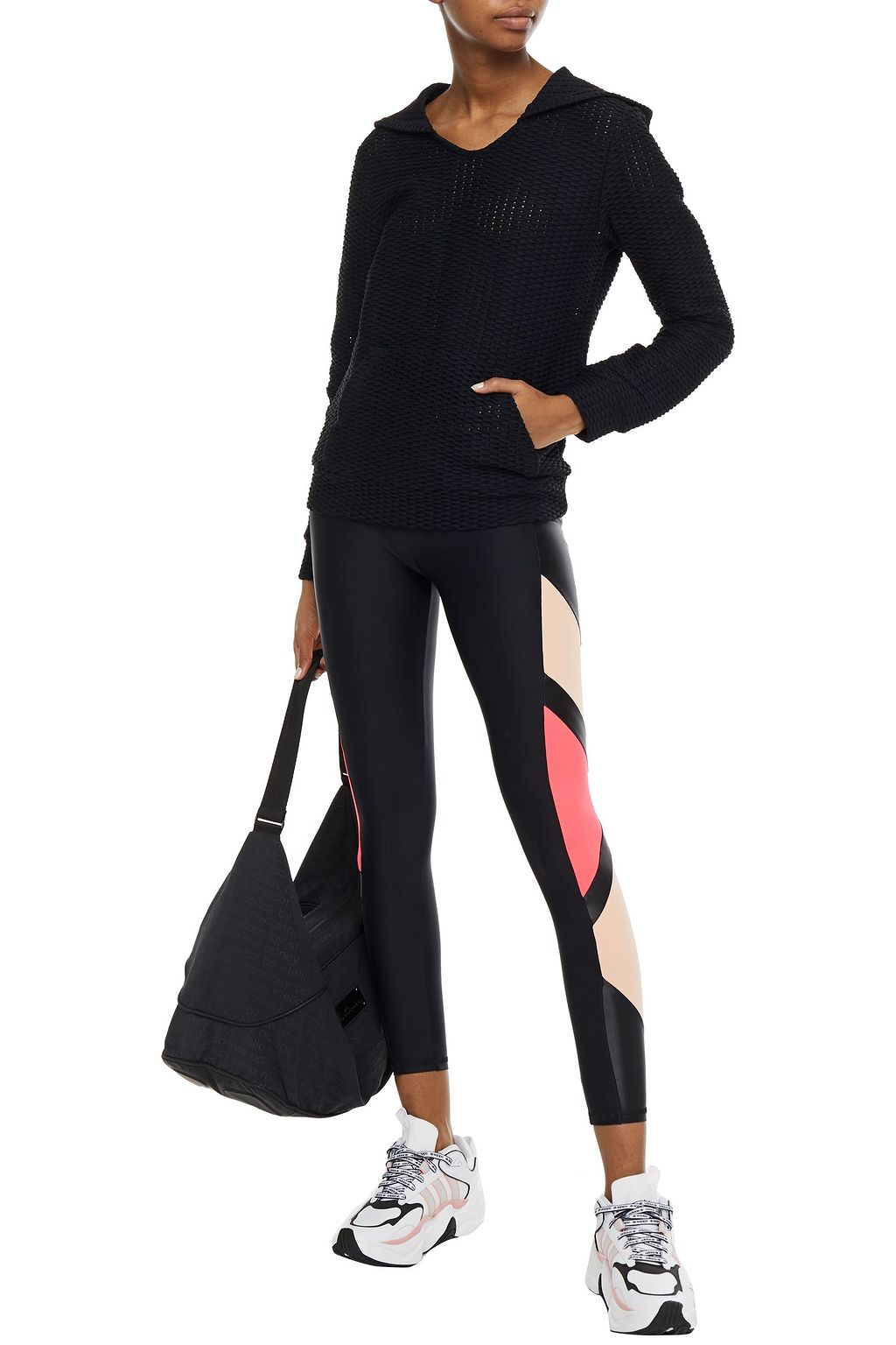 LANSTON SPORT Dane stretch-mesh hoodie