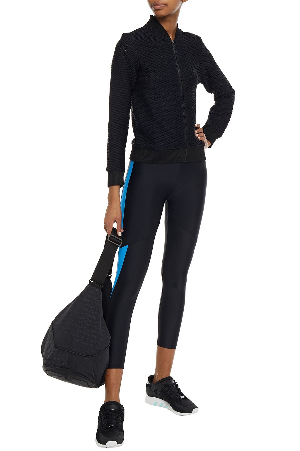 LANSTON SPORT Calix stretch-mesh bomber jacket