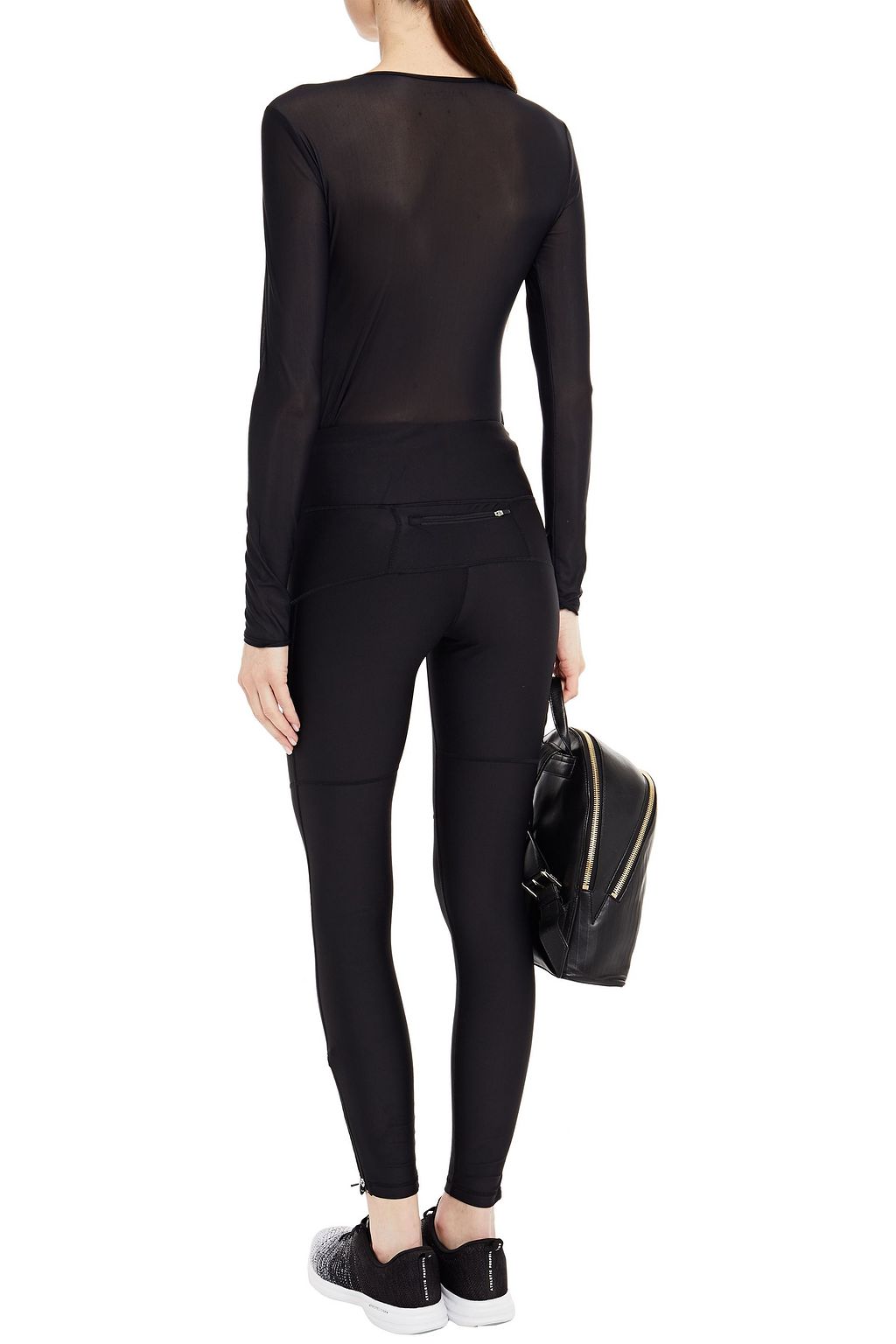 LANSTON SPORT Aiden ruched jersey top