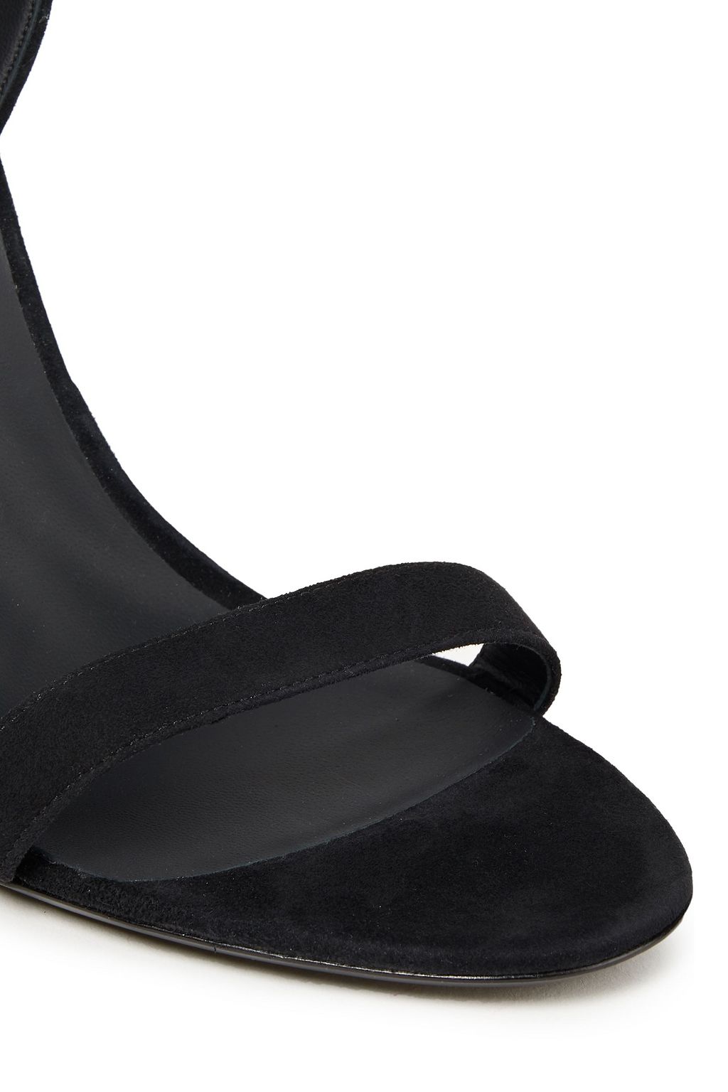 GIUSEPPE ZANOTTI Crystal-embellished suede sandals
