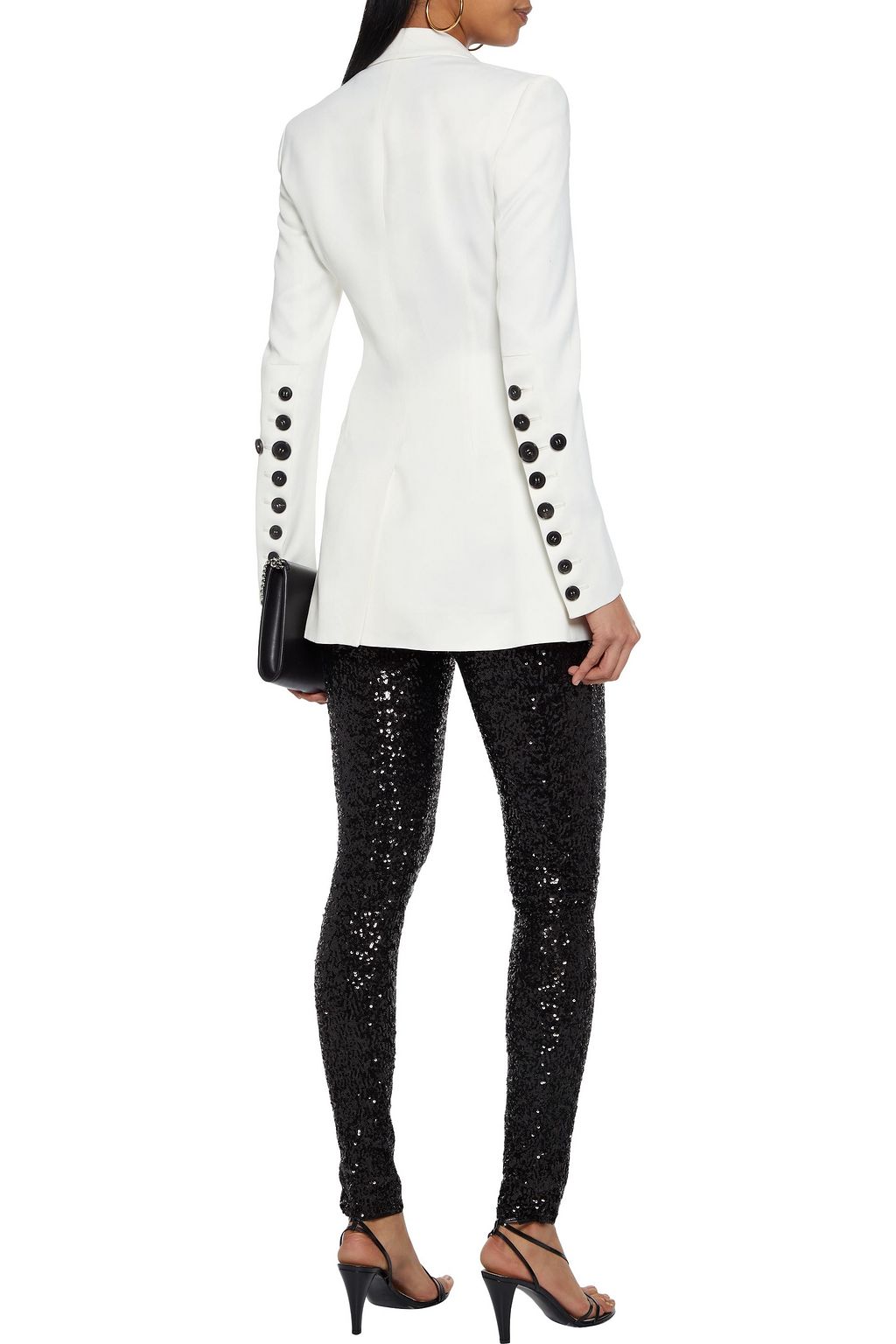 ISABEL MARANT Odiz sequined stretch-tulle skinny pants