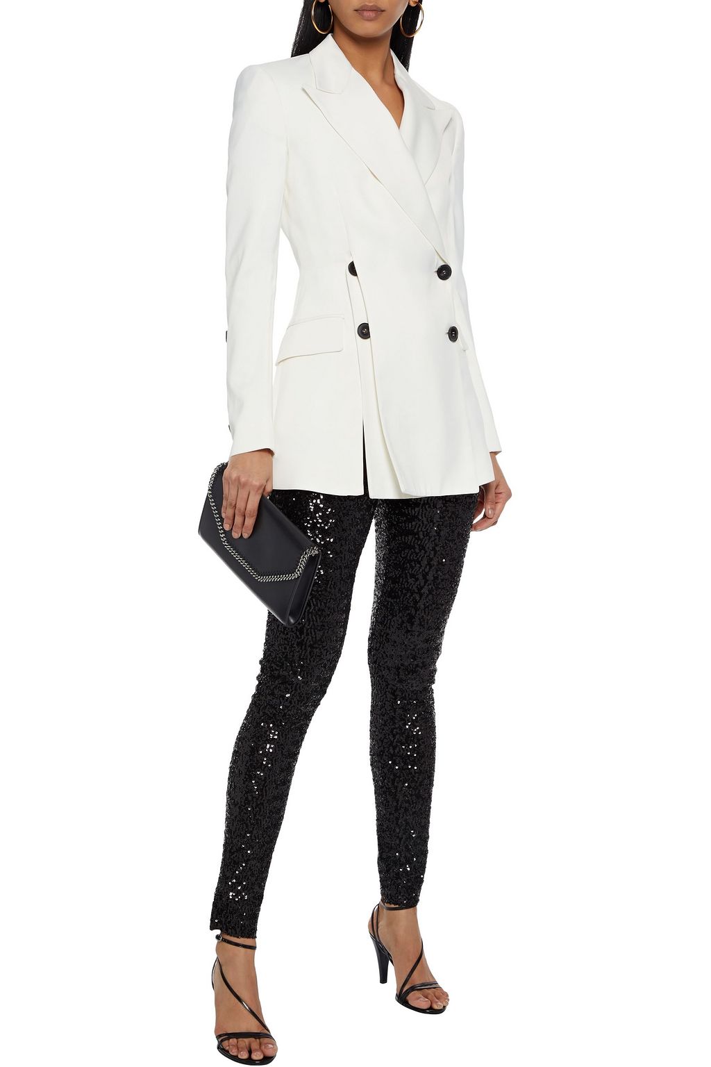 ISABEL MARANT Odiz sequined stretch-tulle skinny pants