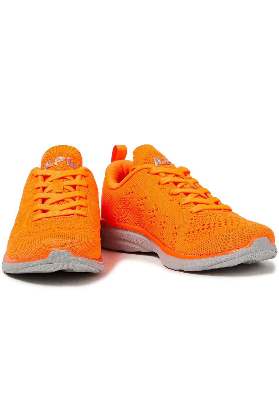 Apl Athletic Propulsion Labs Techloom Pro Mesh Trainers In Orange