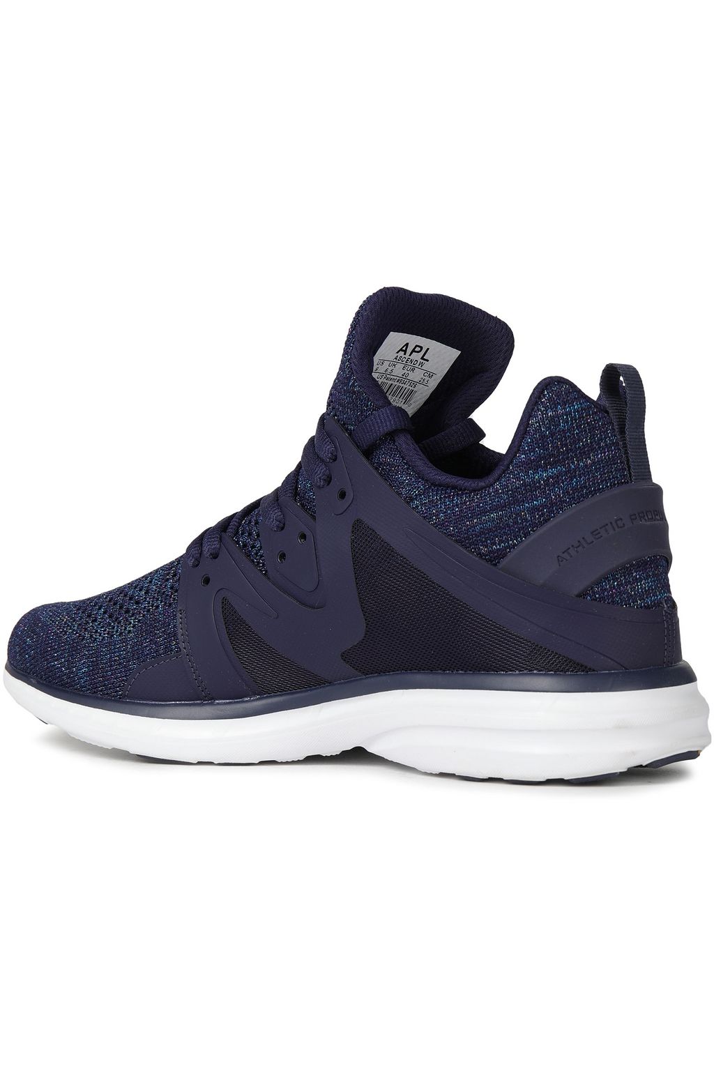 APL ATHLETIC PROPULSION LABS Ascend TechLoom printed calf hair, mesh and rubber sneakers