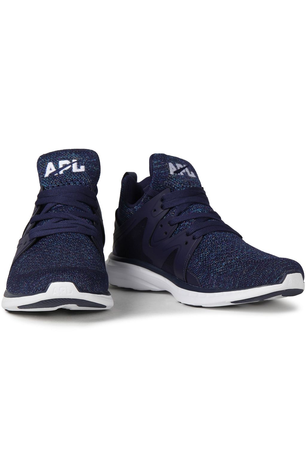 APL ATHLETIC PROPULSION LABS Ascend TechLoom printed calf hair, mesh and rubber sneakers