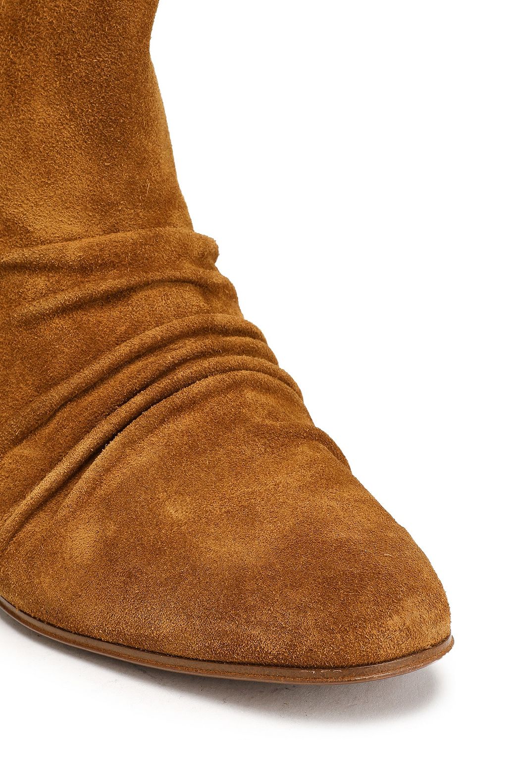 AMIRI Gathered suede ankle boots