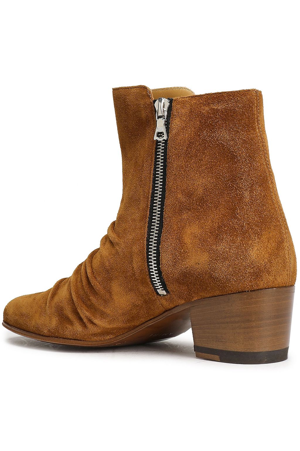 AMIRI Gathered suede ankle boots