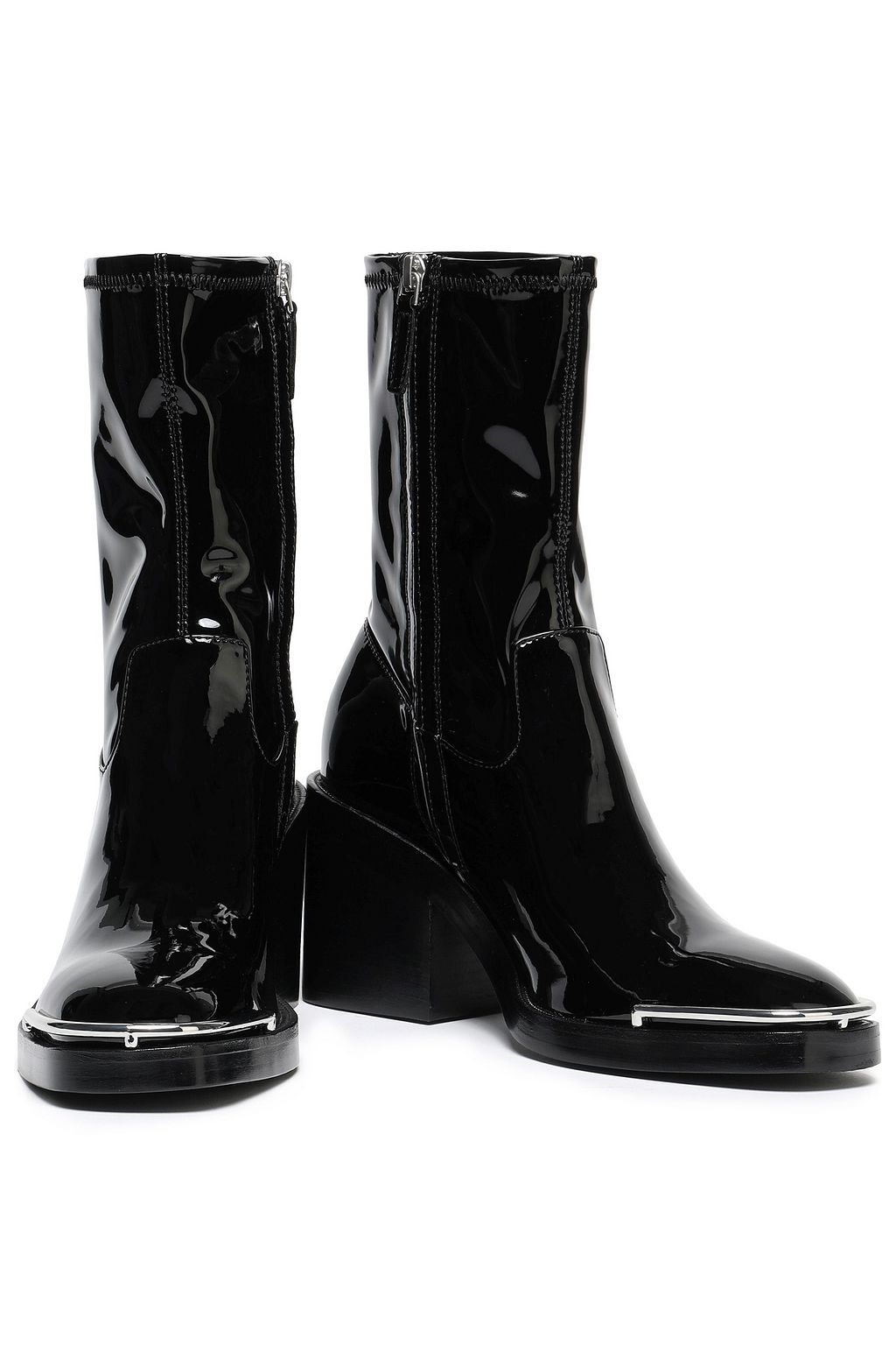 alexander wang hailey leather ankle boots
