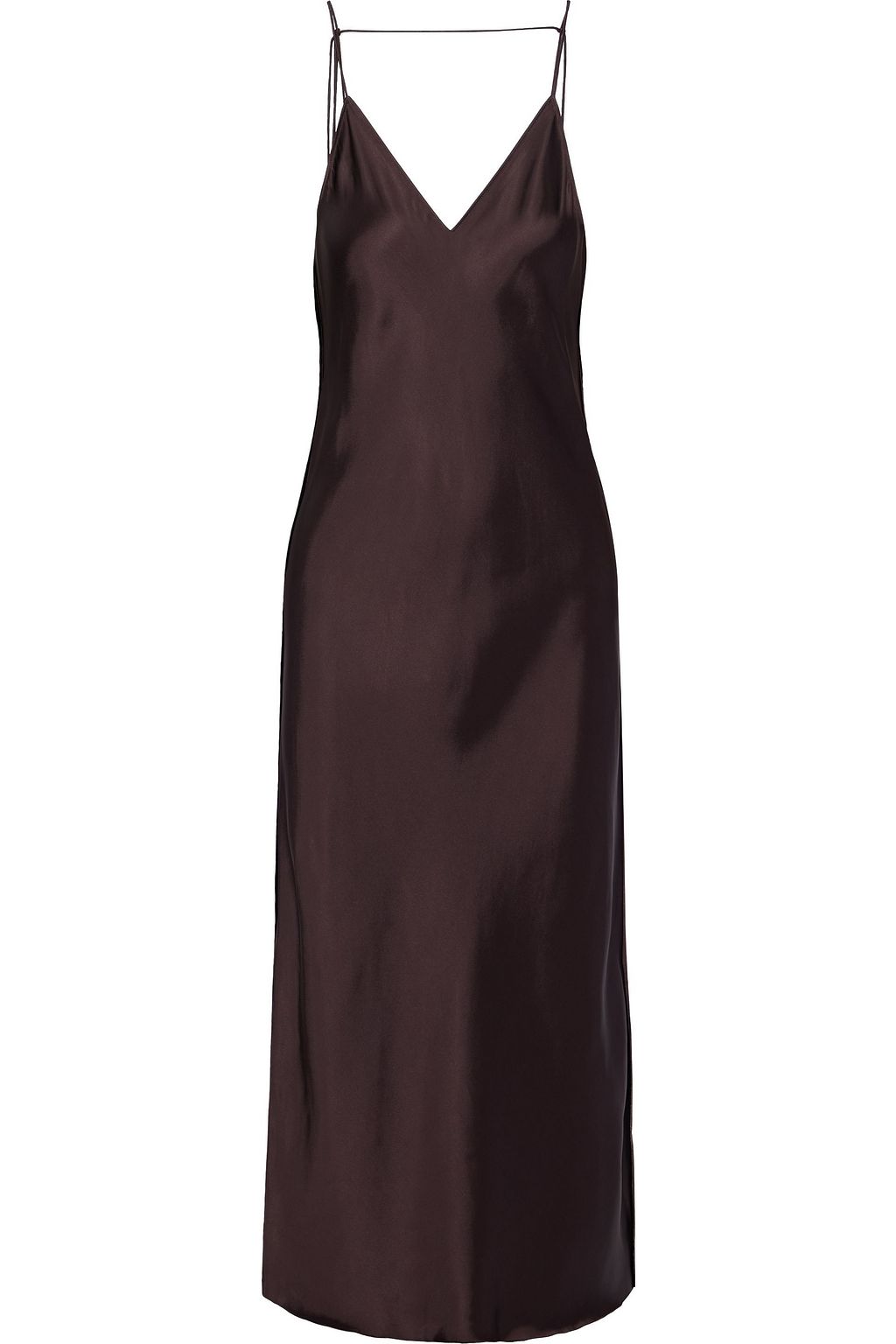 chocolate slip dress