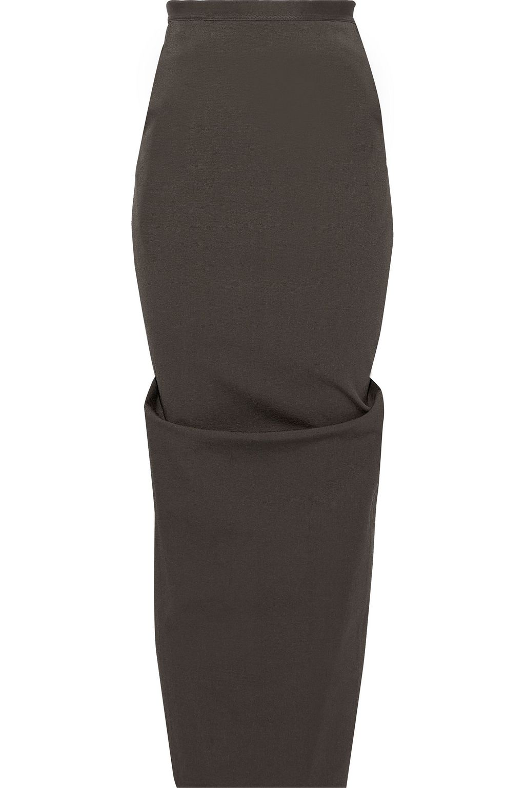 white maxi pencil skirt