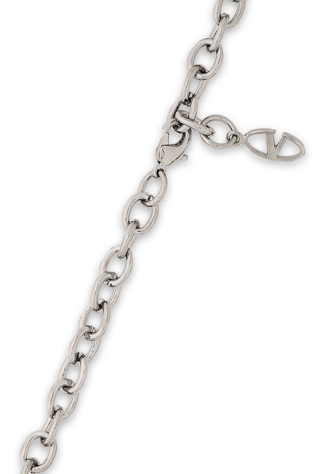 VALENTINO GARAVANI Satin, crystal and faux pearl necklace