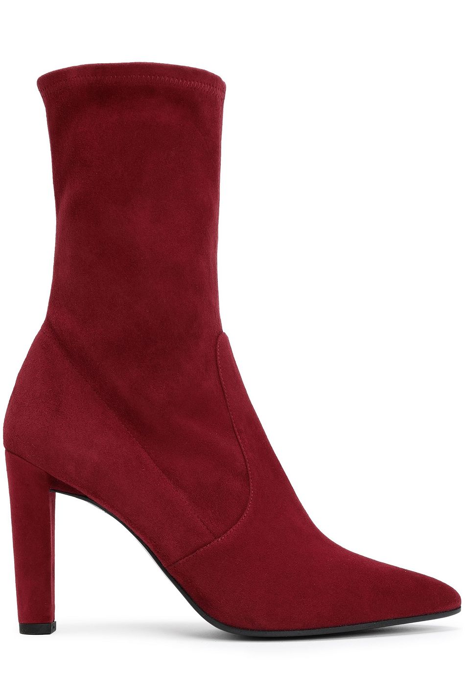 stuart weitzman red suede boots