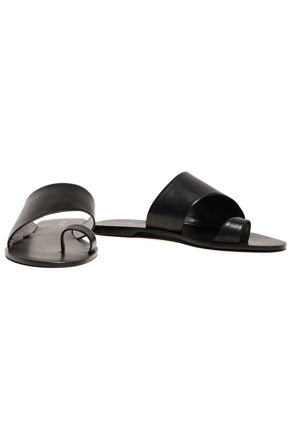 DIANE VON FURSTENBERG Leather slides