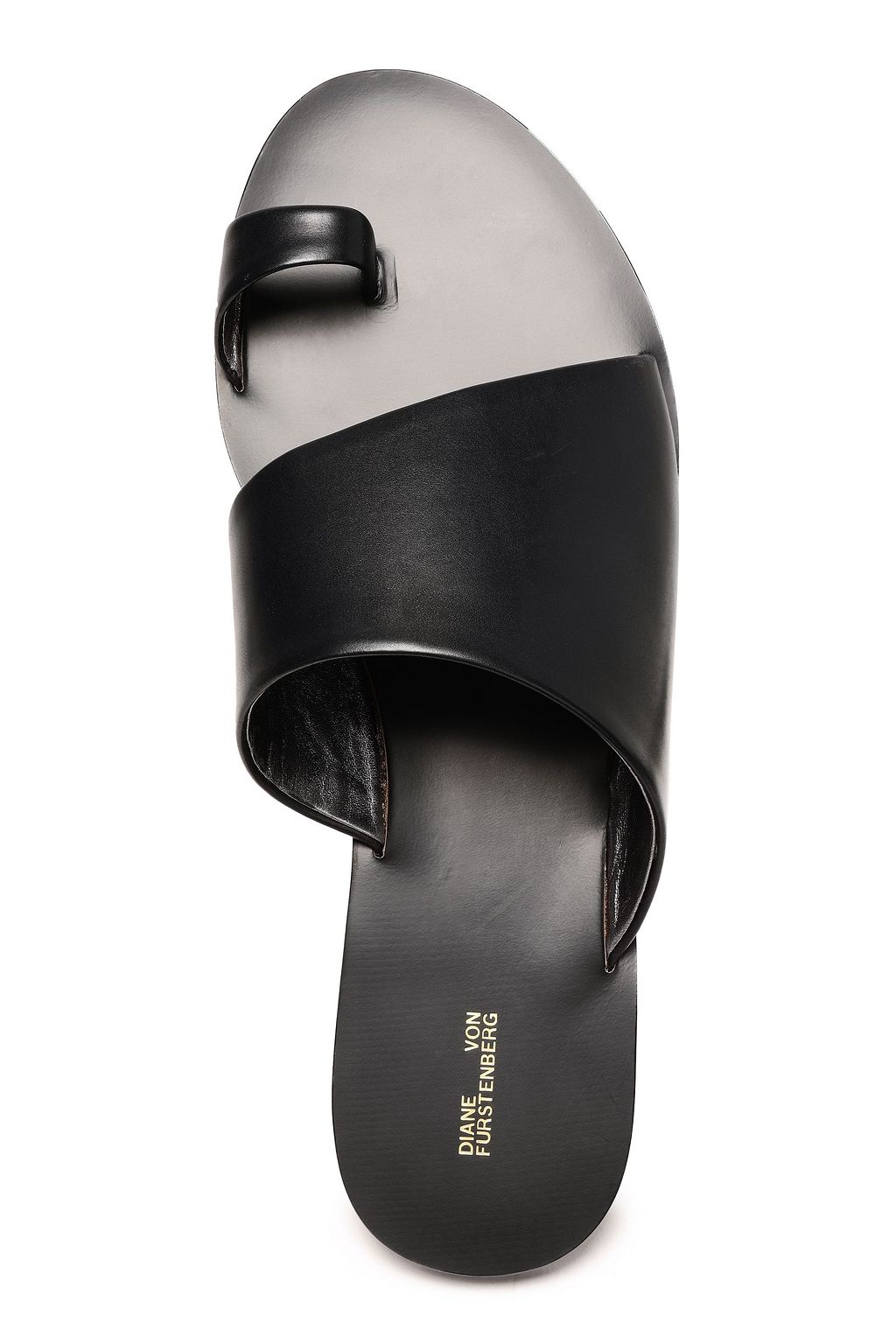 DIANE VON FURSTENBERG Leather slides