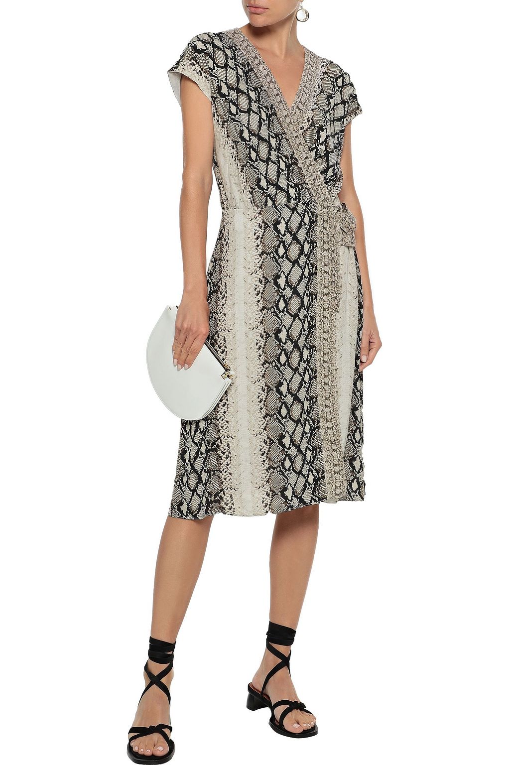 joie snake print dress