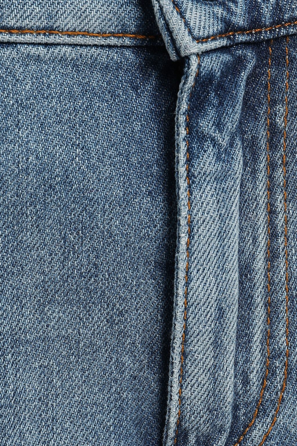 GANNI Denim mini skirt