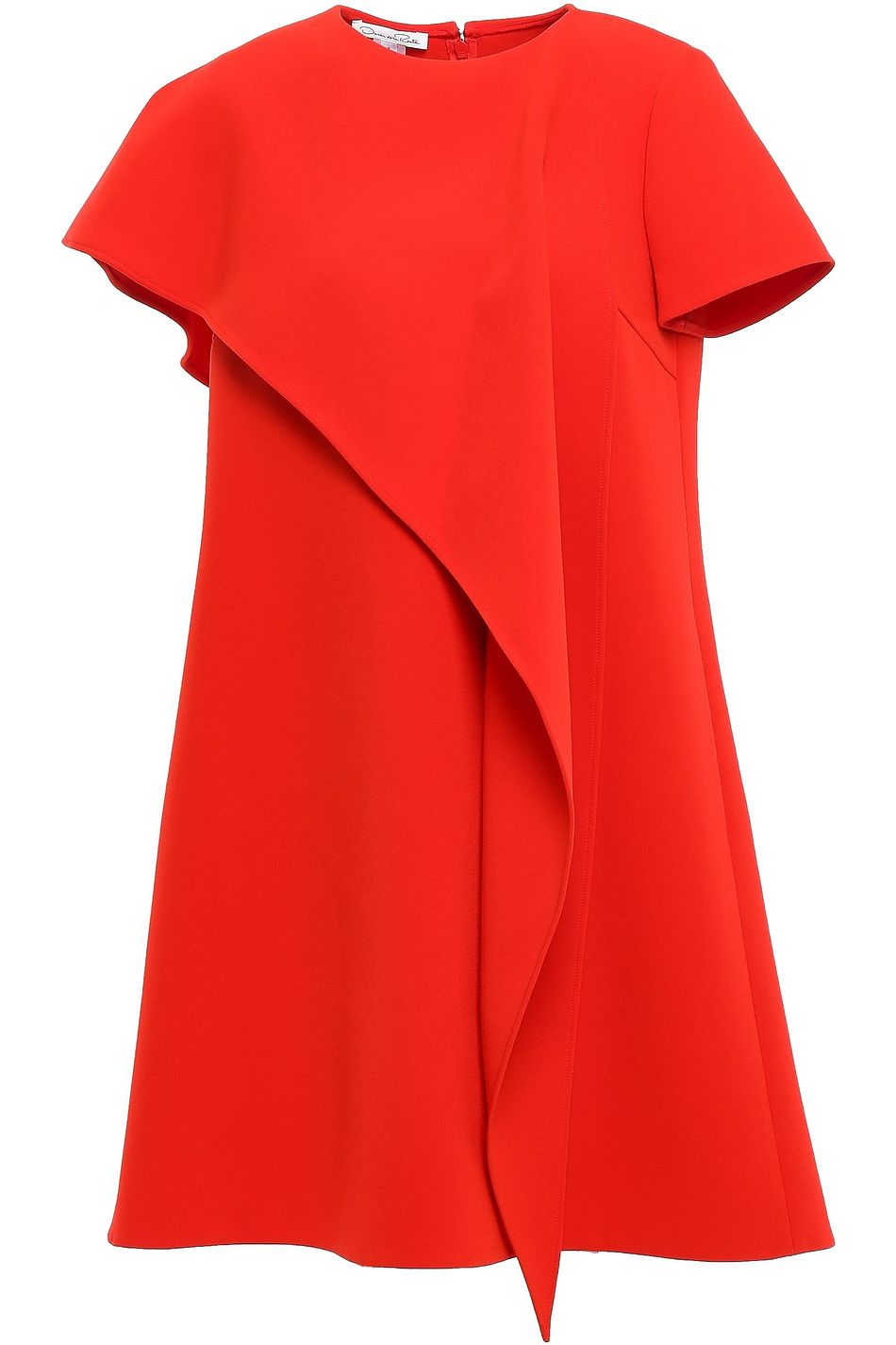 oscar de la renta red dress