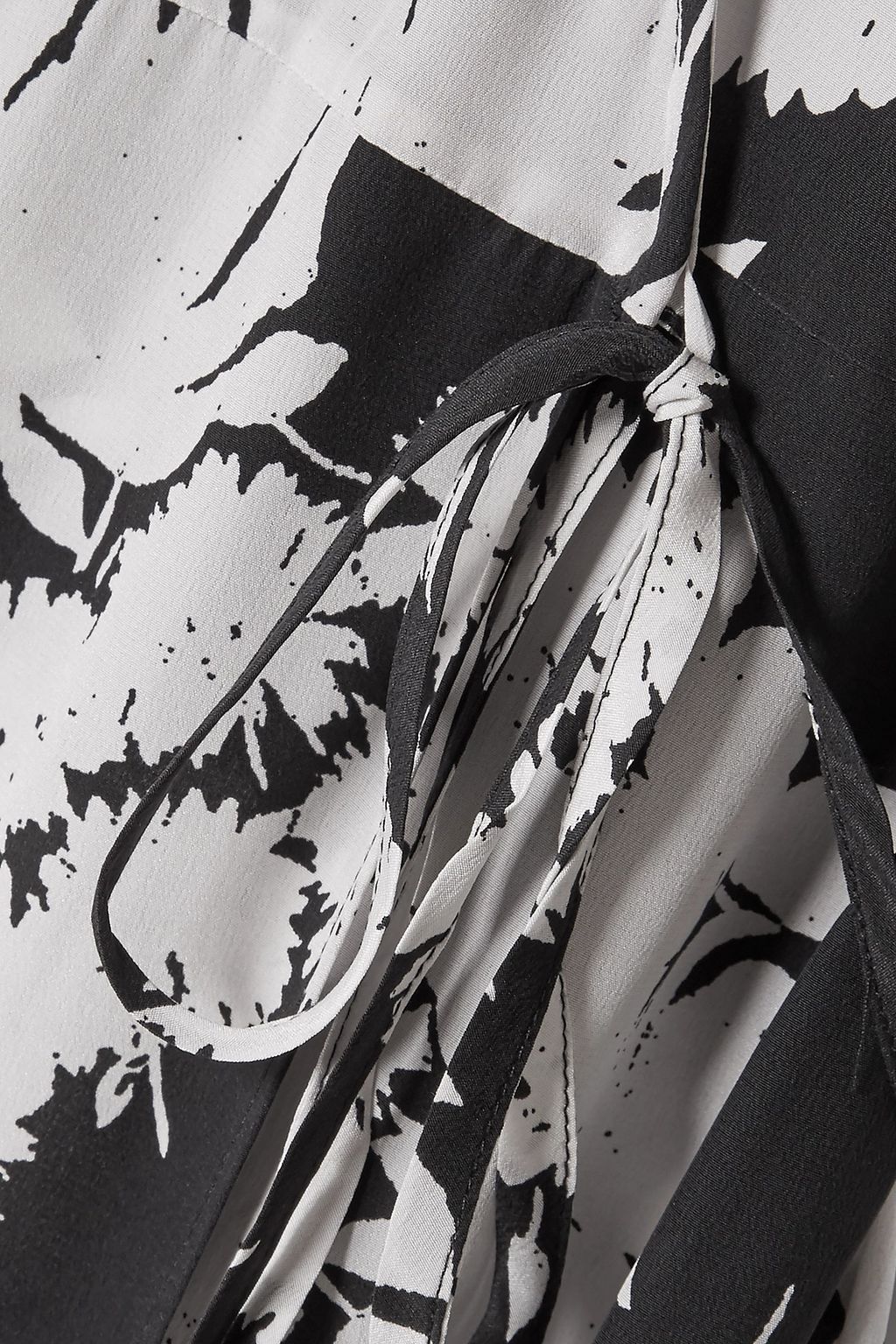 GANNI Kochhar floral-print silk crepe de chine maxi wrap dress