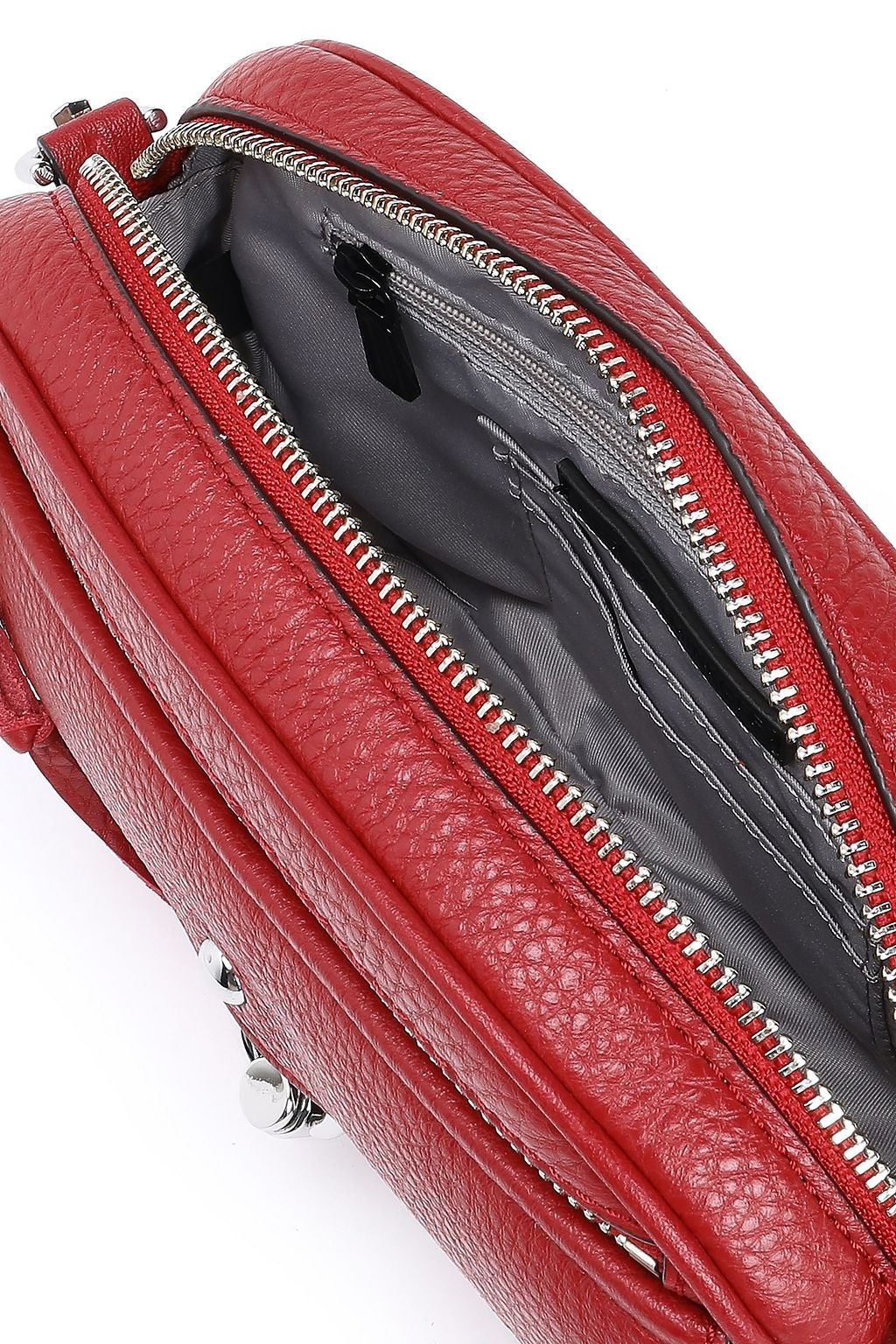 REBECCA MINKOFF Pebbled-leather shoulder bag