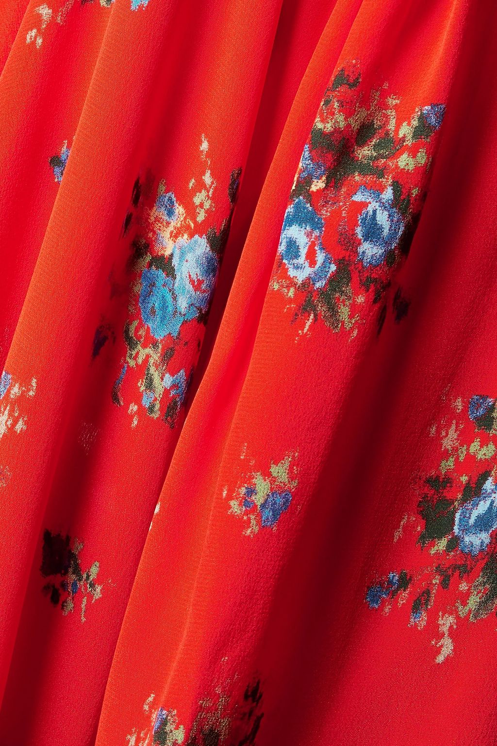 GANNI Kochhar floral-print silk crepe de chine maxi wrap dress