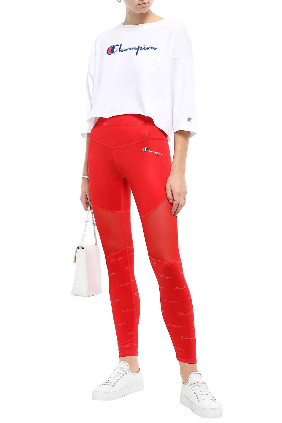 champion red leggings