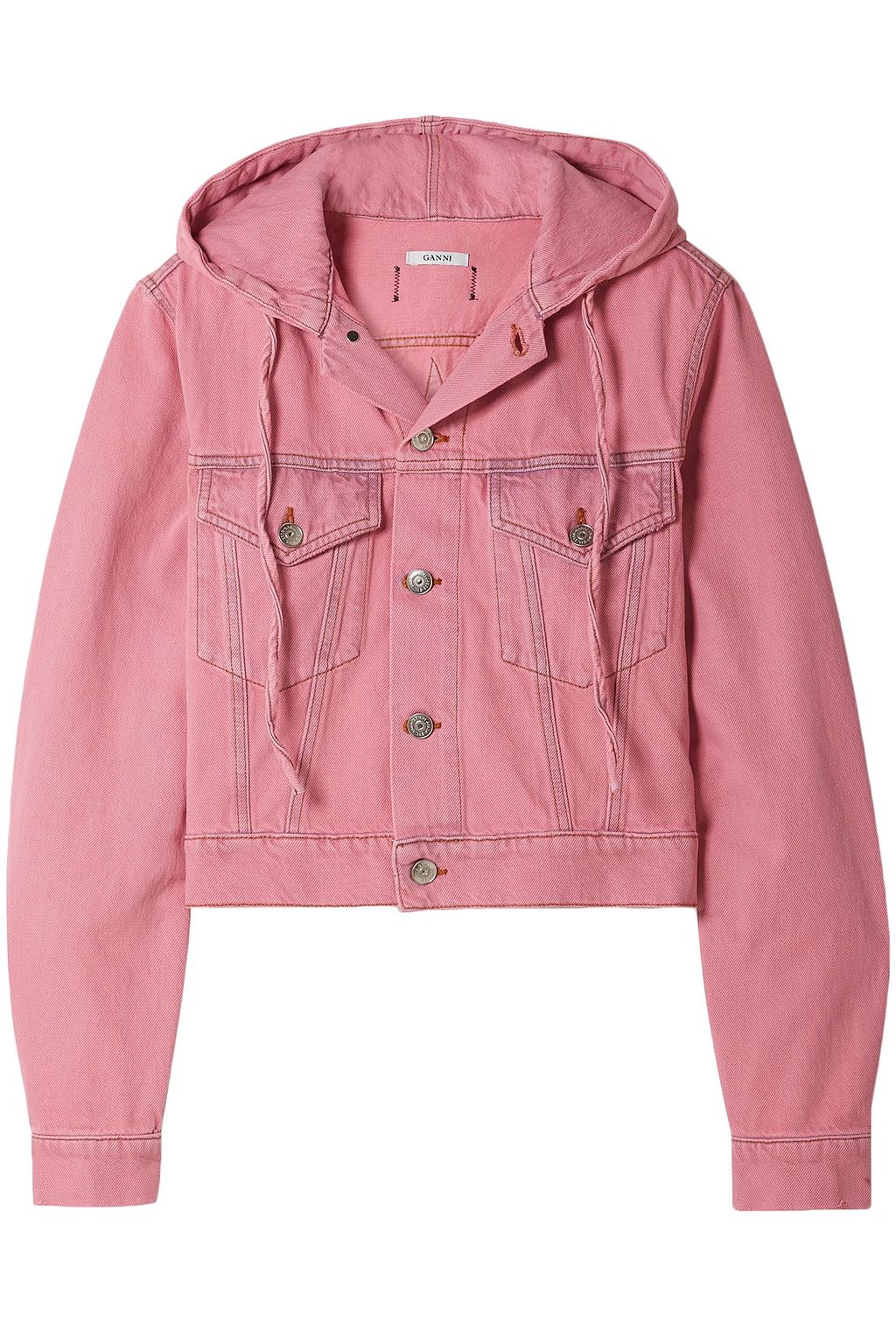 hooded cropped jacket