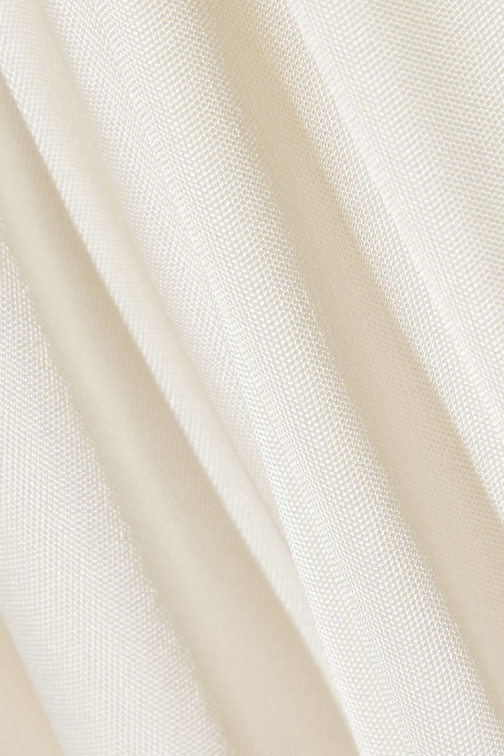 CHLOÉ クレープパネル サテンジャージー ブラウス