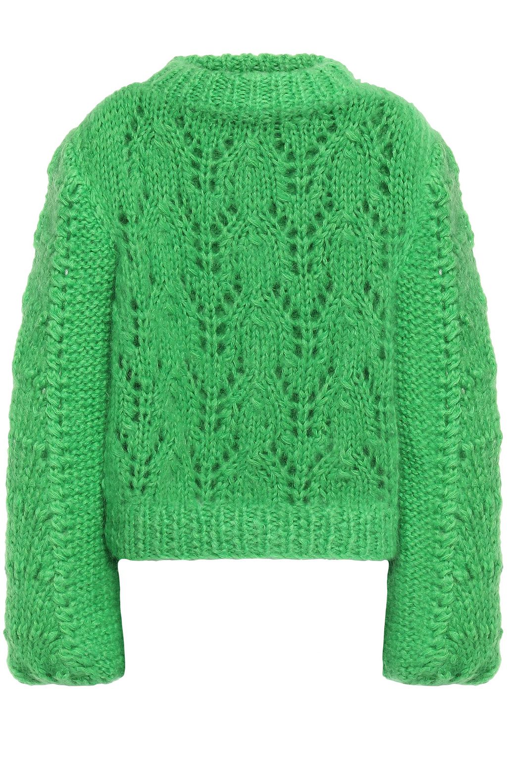 ganni collar cardigan