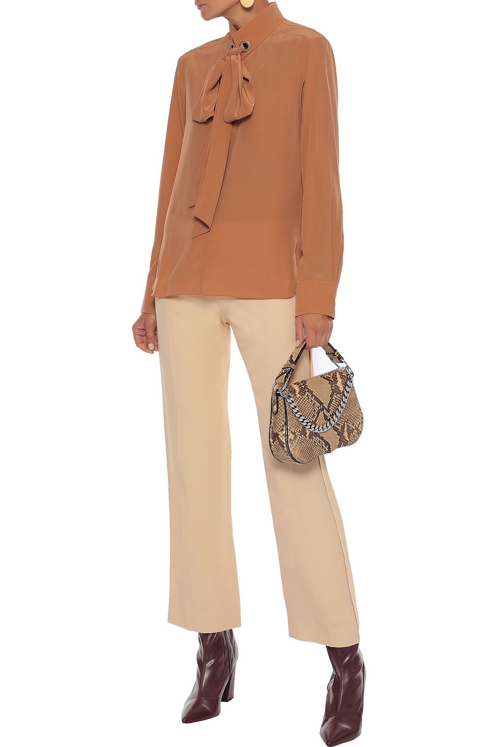 CHLOÉ Crepe straight-leg pants