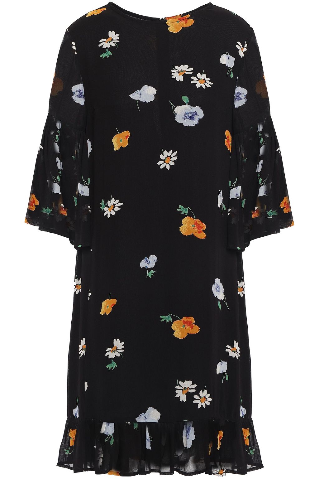 dainty georgette mini dress