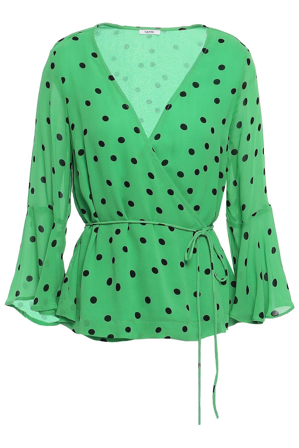 dainty georgette wrap top