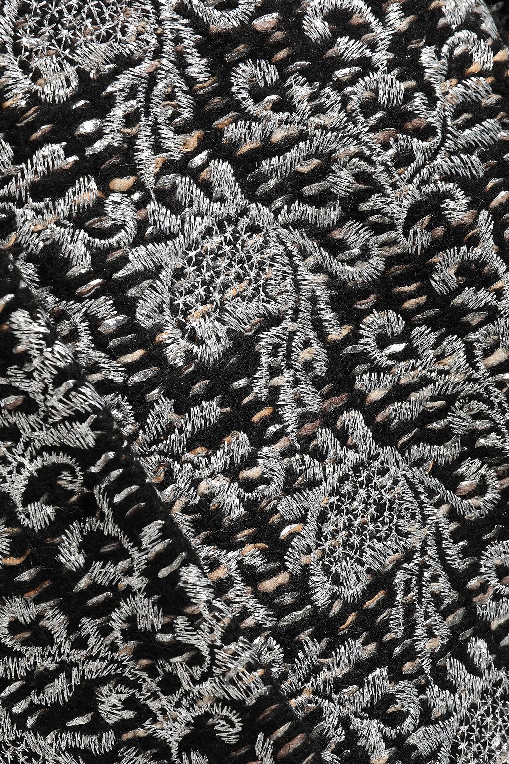 GIAMBATTISTA VALLI Metallic embroidered tweed coat