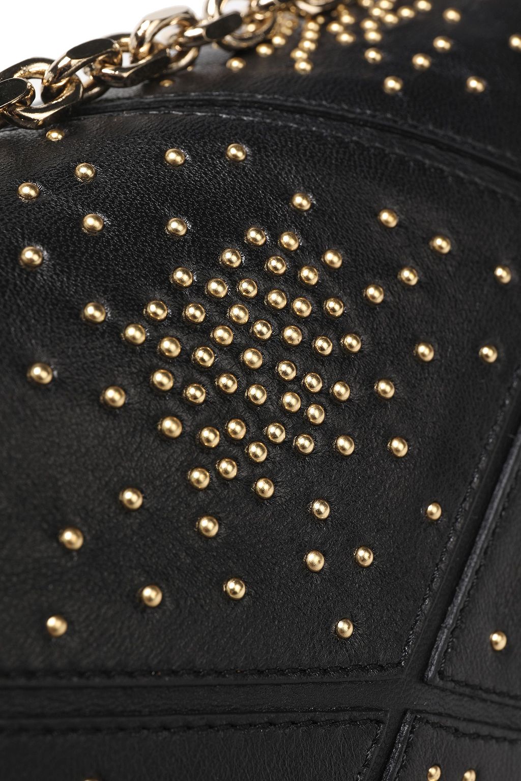 ROGER VIVIER 스터드 장식 퀼팅 가죽 숄더 백