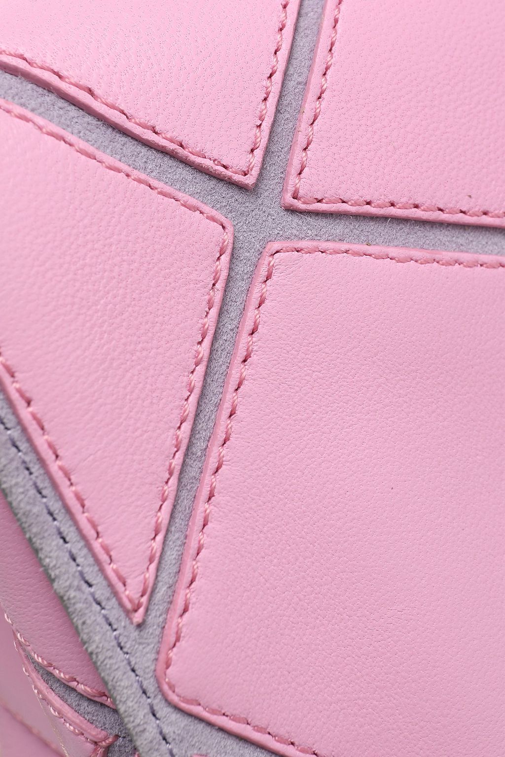 ROGER VIVIER Prismick two-tone leather and suede shoulder bag