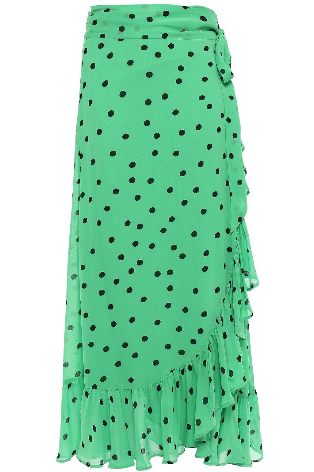 polka wrap skirt