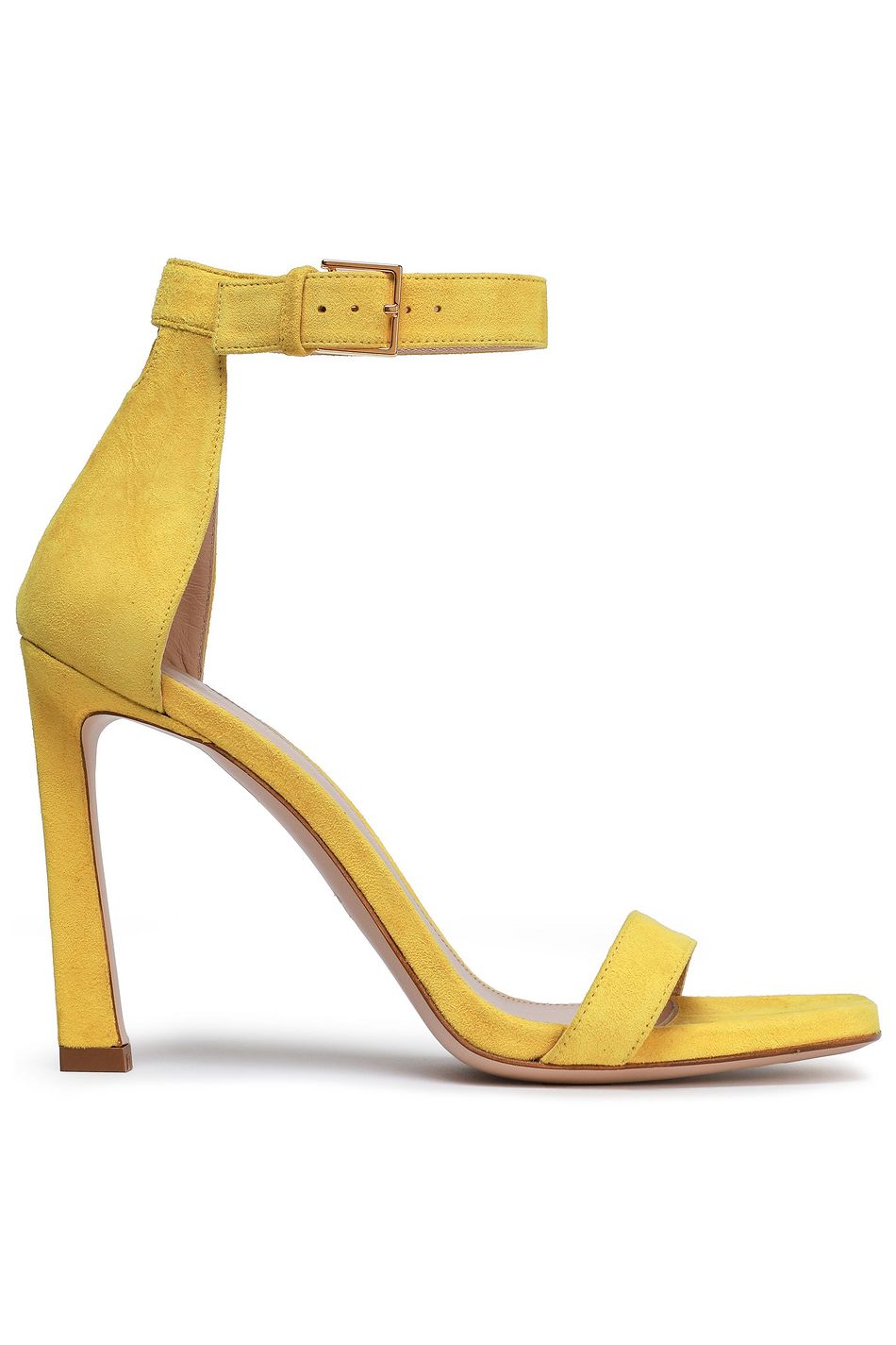 yellow suede sandals