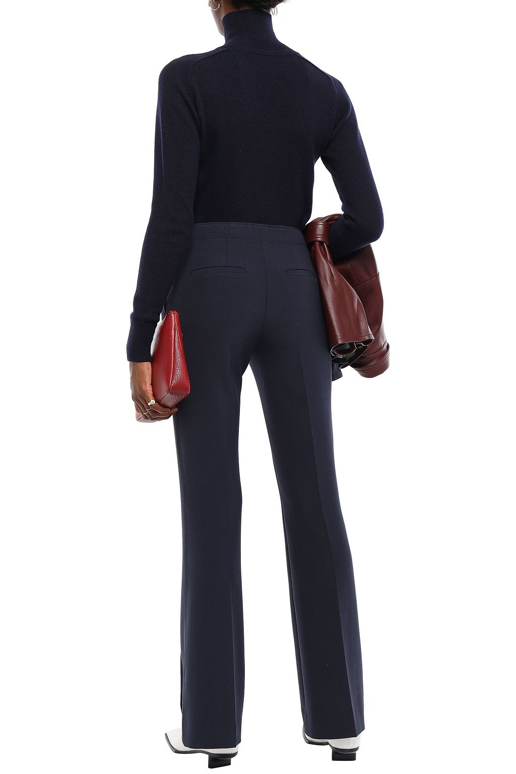 VICTORIA, VICTORIA BECKHAM Crepe flared pants