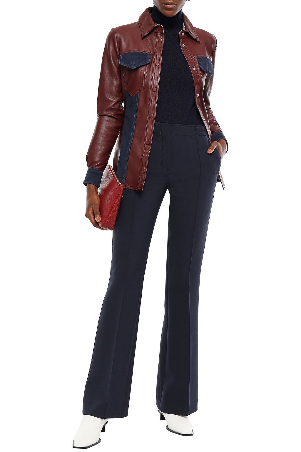 VICTORIA, VICTORIA BECKHAM Crepe flared pants