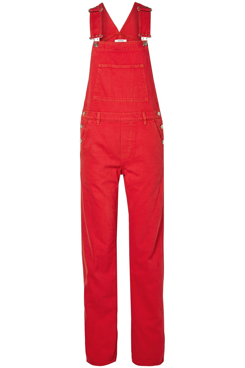 ganni jumpsuit denim