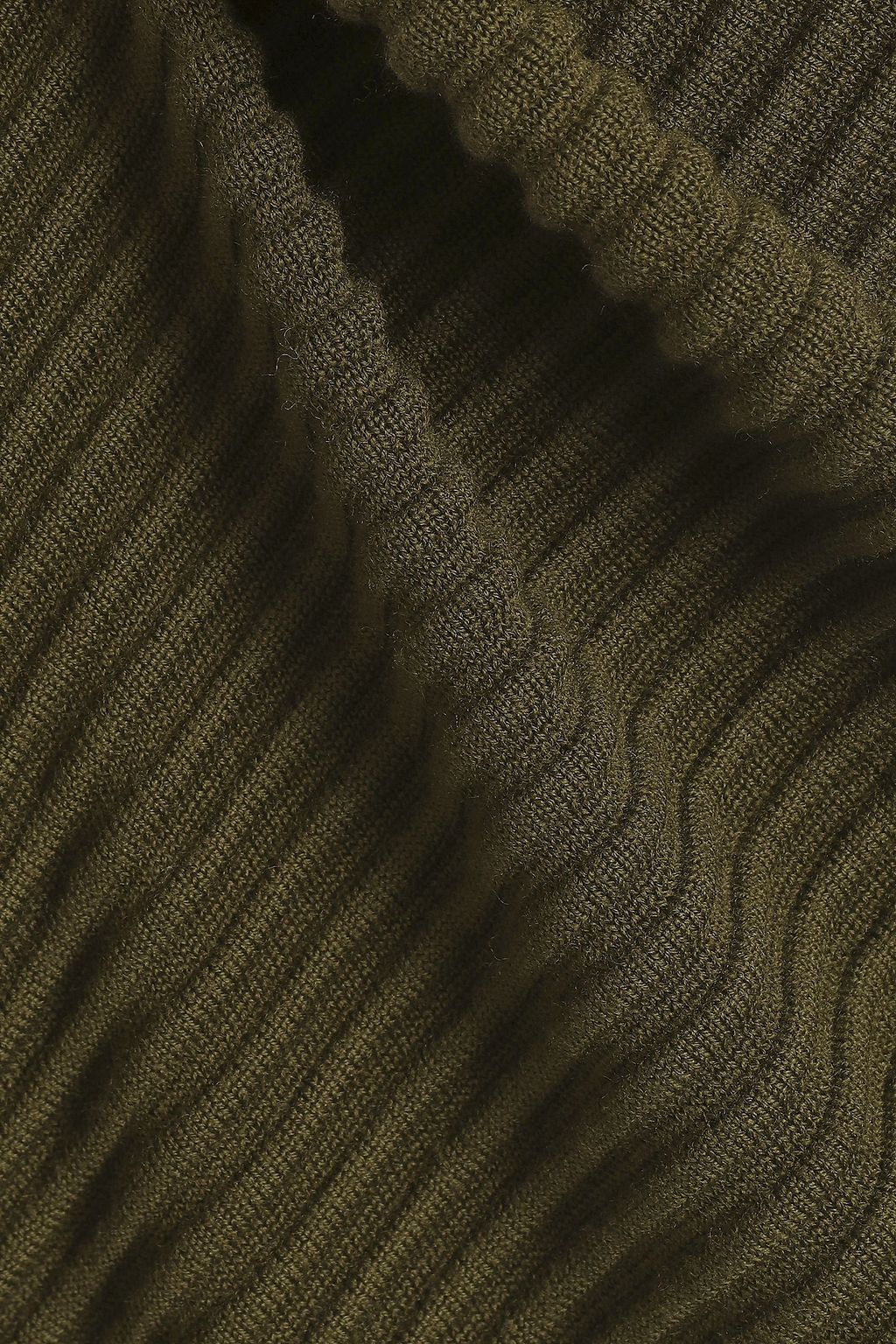 VICTORIA, VICTORIA BECKHAM Ribbed wool skirt